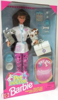 Mattel - Barbie - Pet Doctor - Brunette - Doll